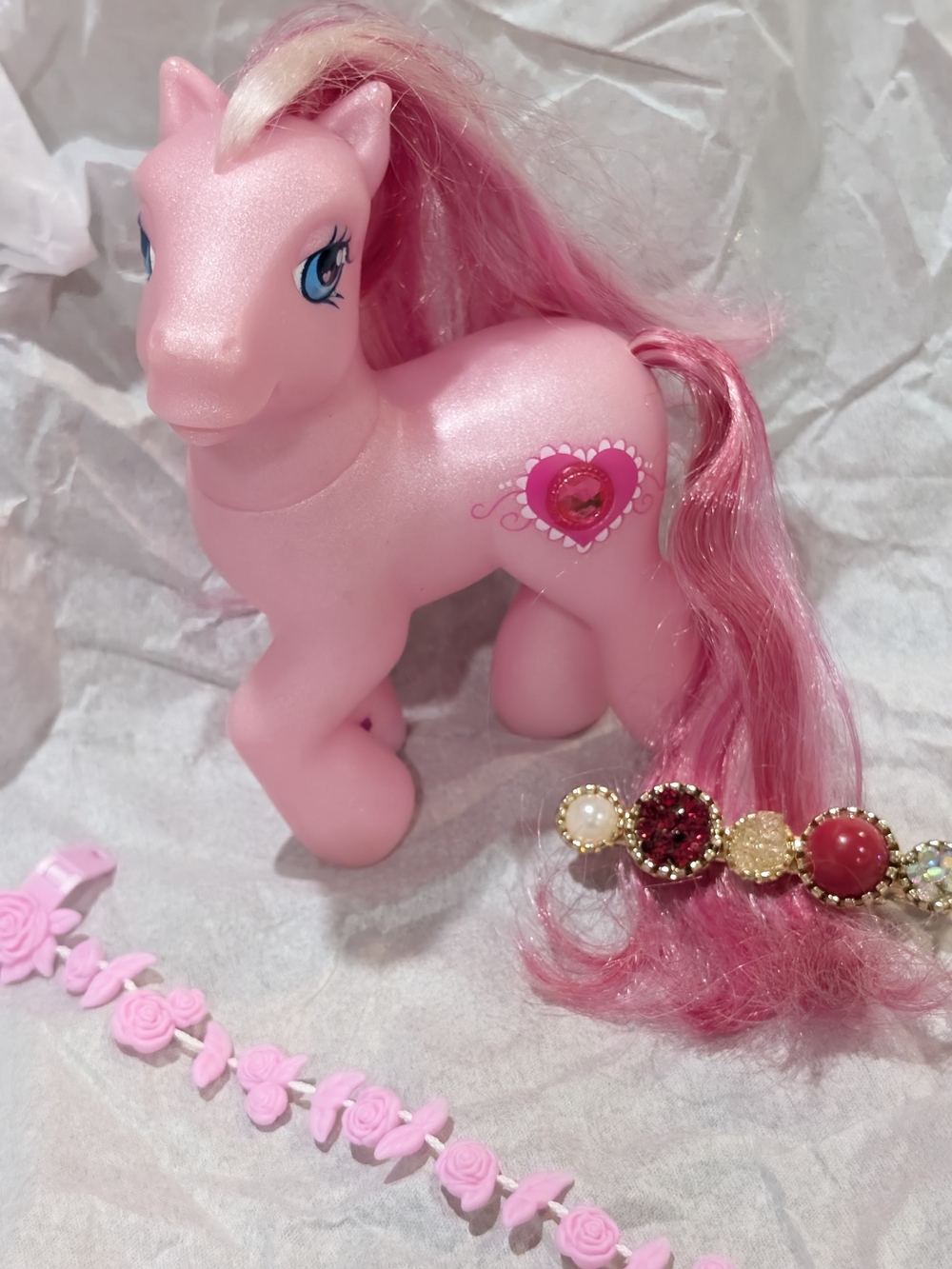 My Little Pony Pink Heart Pony with Brushable Pink Mane